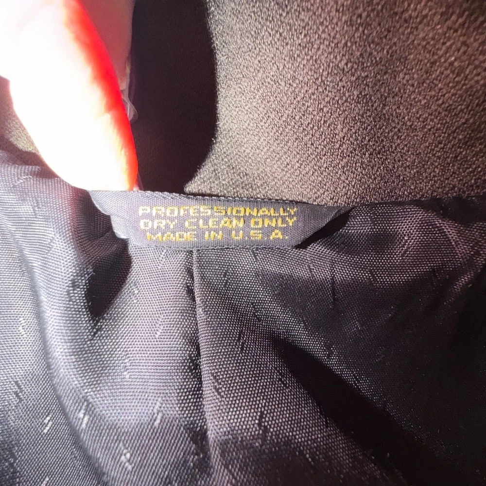 Vintage 90's Bachrach Men's Wool Double breasted Olive Green Dress Coat, Size 40